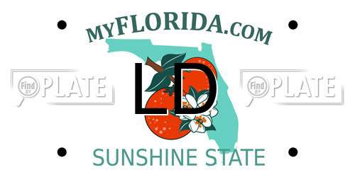 LD Florida License Plate