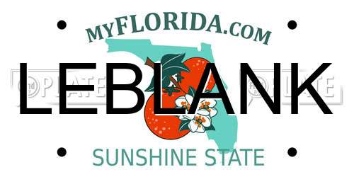 LEBLANK Florida License Plate