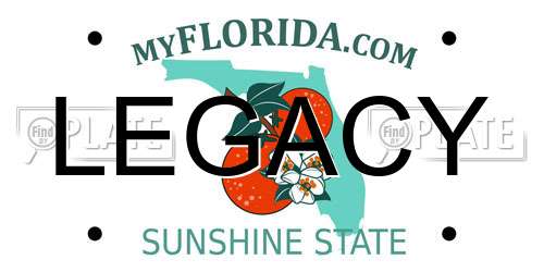 LEGACY Florida License Plate