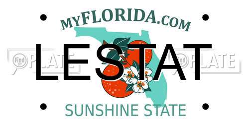 LESTAT Florida License Plate