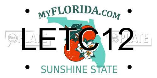 LETC12 Florida License Plate