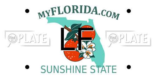 LF Florida License Plate
