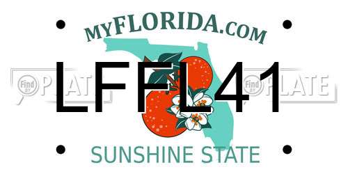 LFFL41 Florida License Plate