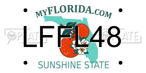 LFFL48 Florida License Plate