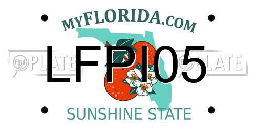 LFPI05 Florida License Plate