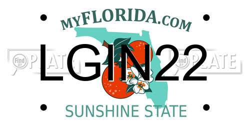 LGIN22 Florida License Plate