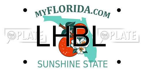 LHBL Florida License Plate