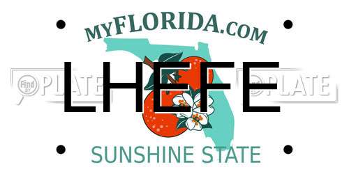 LHEFE Florida License Plate