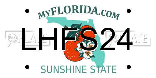 LHFS24 Florida License Plate