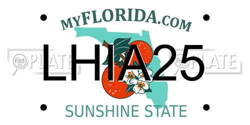 LHIA25 Florida License Plate