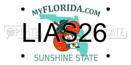 LIAS26 Florida License Plate
