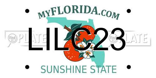 LILC23 Florida License Plate