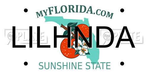 LILHNDA Florida License Plate
