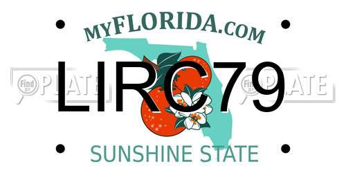 LIRC79 Florida License Plate