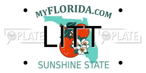 LITT Florida License Plate
