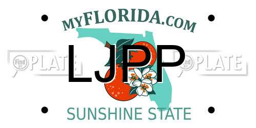 LJPP Florida License Plate