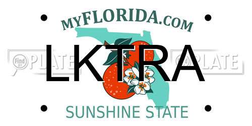 LKTRA Florida License Plate