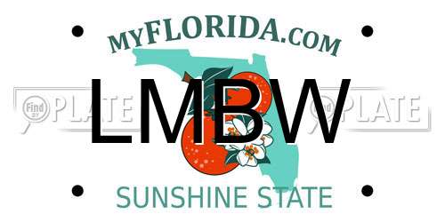 LMBW Florida License Plate