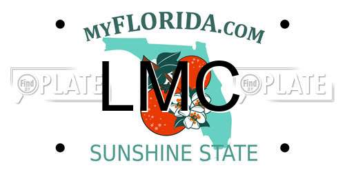 LMC Florida License Plate