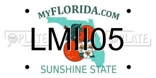 LMII05 Florida License Plate