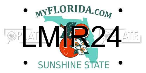 LMIR24 Florida License Plate