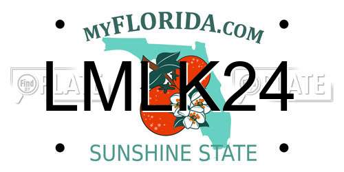 LMLK24 Florida License Plate