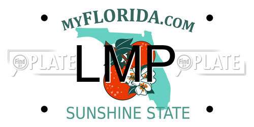 LMP Florida License Plate