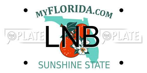 LNB Florida License Plate