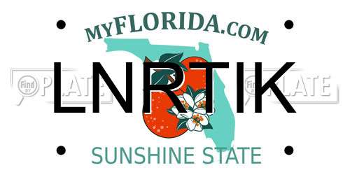 LNRTIK Florida License Plate