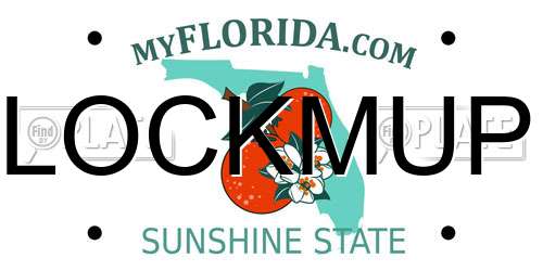 LOCKMUP Florida License Plate