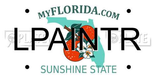 LPAINTR Florida License Plate