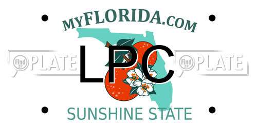 LPC Florida License Plate