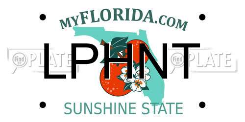 LPHNT Florida License Plate