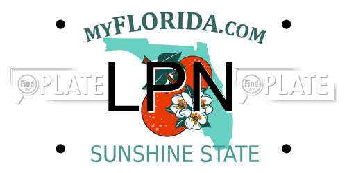 LPN Florida License Plate