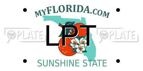 LPT Florida License Plate