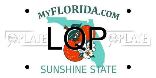 LQP Florida License Plate