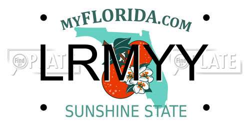 LRMYY Florida License Plate
