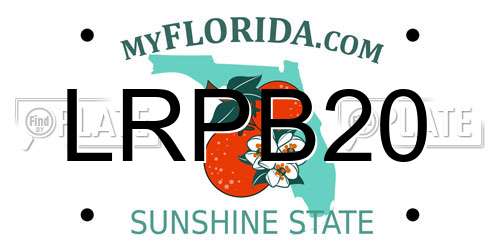 LRPB20 Florida License Plate