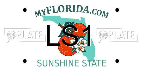LS1 Florida License Plate