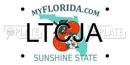 LTCJA Florida License Plate