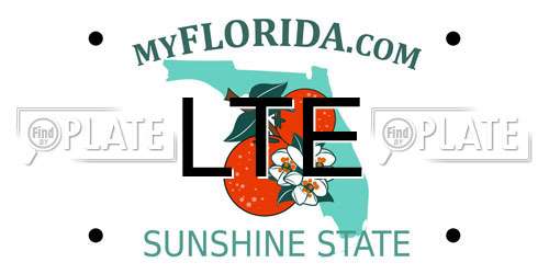 LTE Florida License Plate