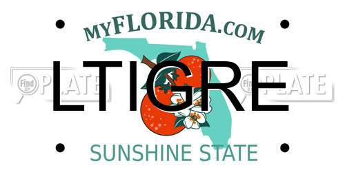 LTIGRE Florida License Plate