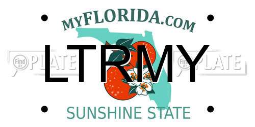 LTRMY Florida License Plate