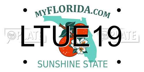 LTUE19 Florida License Plate