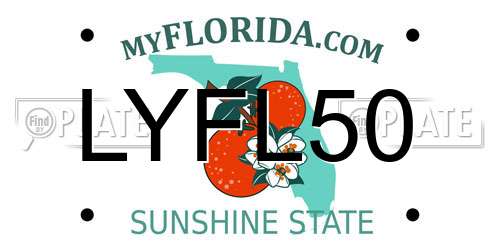 LYFL50 Florida License Plate