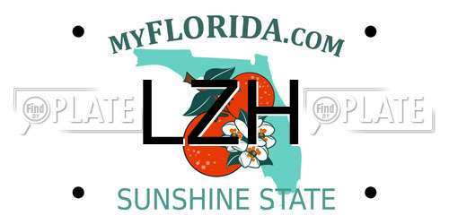 LZH Florida License Plate