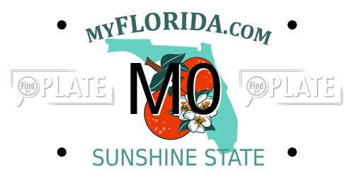 M0 Florida License Plate