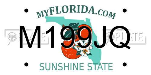 M199JQ Florida License Plate