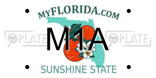 M1A Florida License Plate