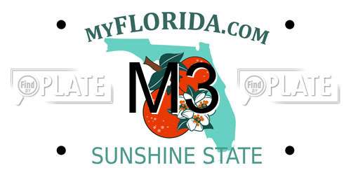 M3 Florida License Plate